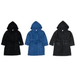 Recalled Leveret children's robes in black, blue and gray
